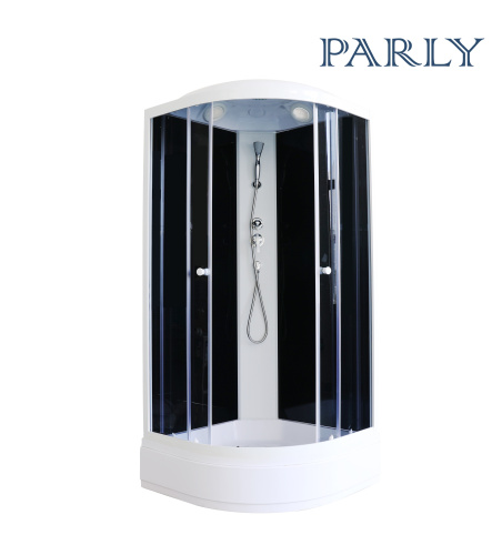 Душевая кабина Parly Classic ECM921 90х90 четверть круга с крышей ориентация универсальная - фото 2