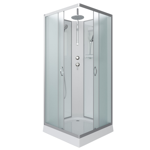 Душевая кабина Niagara Classic 11011423BKT 90х90 квадратная без крыши ориентация универсальная