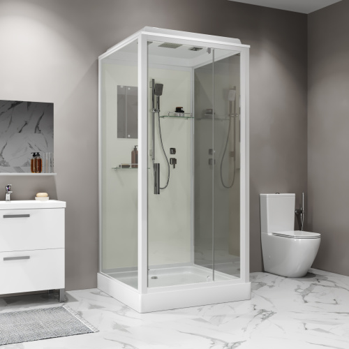 Душевая кабина Niagara Standart ST100/15Q 100х100 квадратная с крышей ориентация универсальная - фото 3