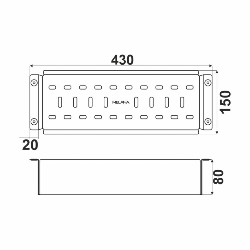 Кухонная мойка Melana ProfLine MLN-R5050HK+дозатор+коландер 50х50 цвет сатин поверхность матовая - фото 4