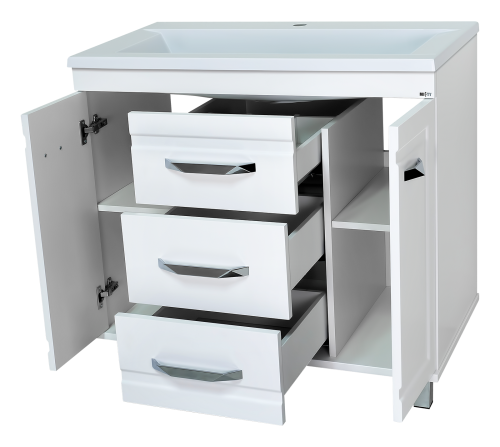 Тумба под раковину Misty Терра П-Тер01090-0113Я 90х48х73 напольная - фото 2