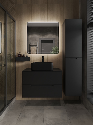 Тумба с раковиной Orange Line Li-80TubMDF+B02-460MB 81х46х68 - фото 5