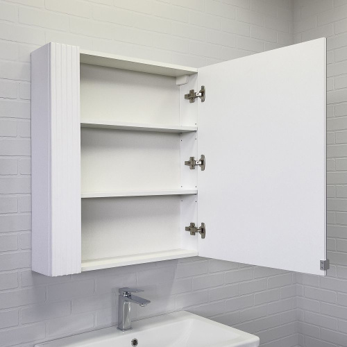 Зеркало-шкаф Comforty Лима 00-00006135CF 70х18х80 подвесной цвет белый - фото 4