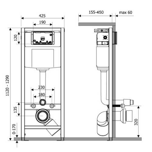 Инсталляция Lavinia Boho RelFix 38010020 - фото 2