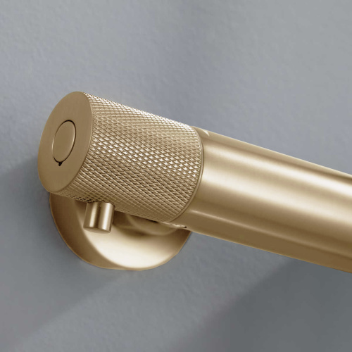 Душевая стойка Vincea Desire VSFS-1D0TBG настенная цвет брашированное золото с термостатом - фото 5