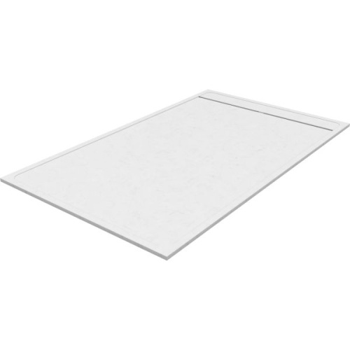 Душевой поддон IBX Zale PDZ070160C/CALACATTA 160х70 натуральный камень белый мрамор