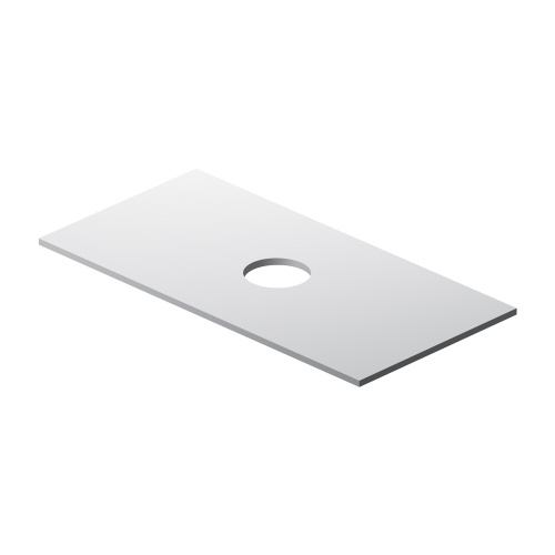 Столешница Am.Pm Func M8FST1000WM 100х50 накладная цвет белый - фото 2