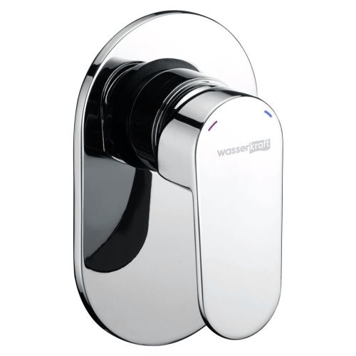 Смеситель для душа Wasserkraft Donau 5300 5351 встраиваемый в стену хром - фото 3