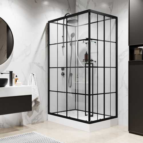 Душевая кабина Niagara Standart ST120/80/15QL/KL/BKT 120х80 прямоугольная без крыши ориентация левая - фото 3