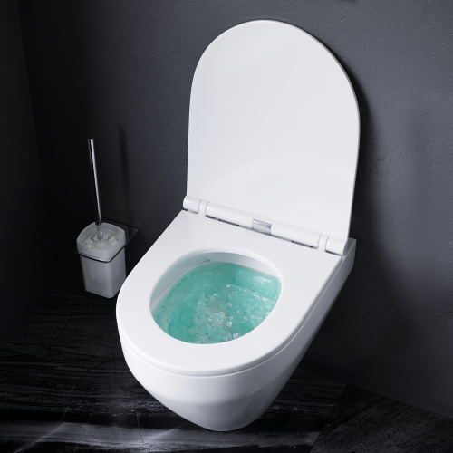 Чаша унитаза подвесная Am.Pm Spirit V2.0 C701700WH цвет белый глянцевый без сиденья безободковая душевой смыв - фото 3