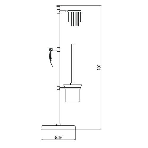 Стойка Savol S-00Y690 - фото 3