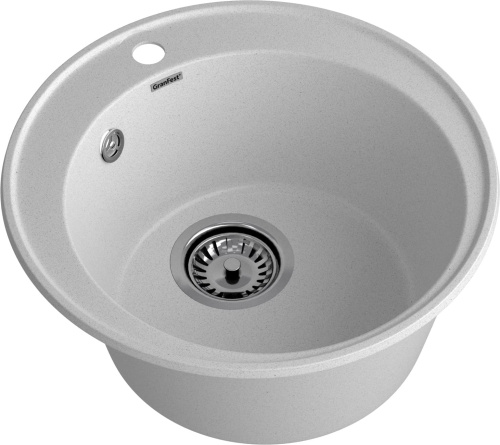 Кухонная мойка Granfest Quarz 08 серый 48х48 цвет серый поверхность матовая - фото 2