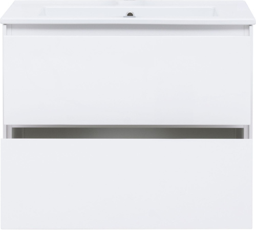 Тумба под раковину Aquanet Милан 00339967 84х46х66 подвесная цвет белый - фото 4