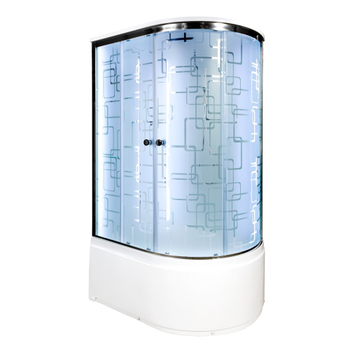 Душевая кабина AvaCan EM5012LLED 120х90 асимметричная с крышей ориентация левая - фото 2