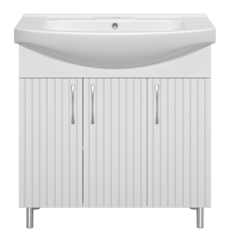 Тумба под раковину Misty Изео Э-Изе01085-021Н 82х36х70 напольная - фото 2