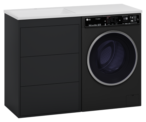 Тумба под раковину Brevita Grafit GRA-01060-013Я 59х46х86 напольная цвет серый - фото 5