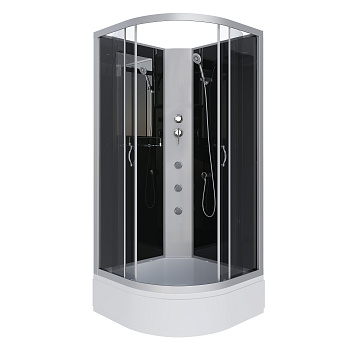 Душевая кабина Niagara Classic 35031434BKG 80х80 четверть круга без крыши ориентация универсальная