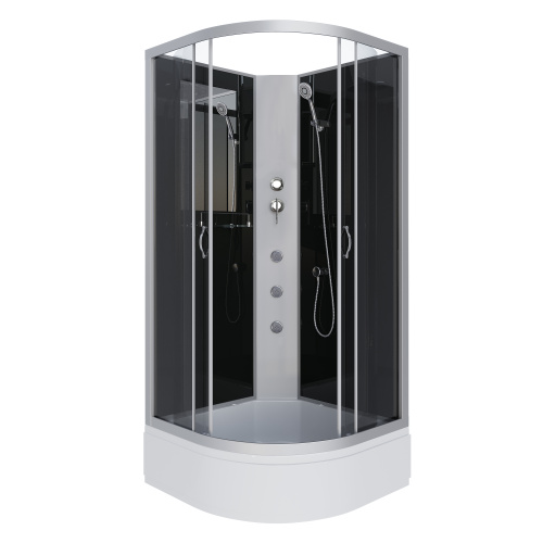 Душевая кабина Niagara Classic 35031434BKG 80х80 четверть круга без крыши ориентация универсальная