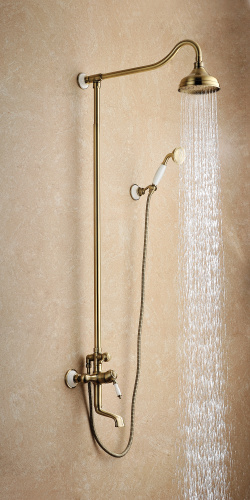 Душевая стойка LeMark Villa LM4862B настенная - фото 2