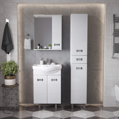 Зеркало-шкаф Onika Балтика 205816 58х16х71 подвесной цвет белый - фото 5