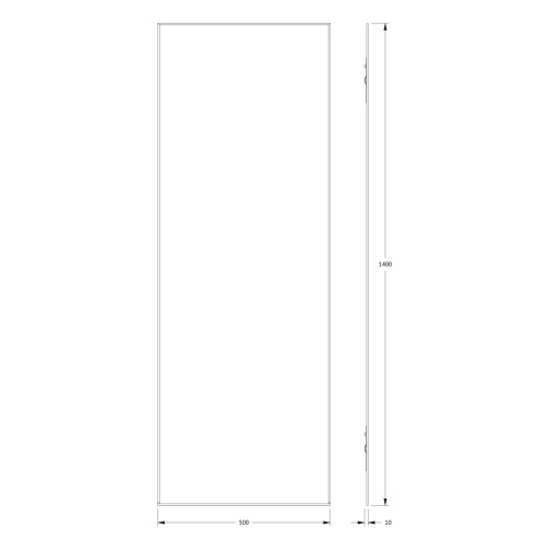 Зеркало в ванную Evoform Standard BY 0247 50х140 цвет хром - фото 2