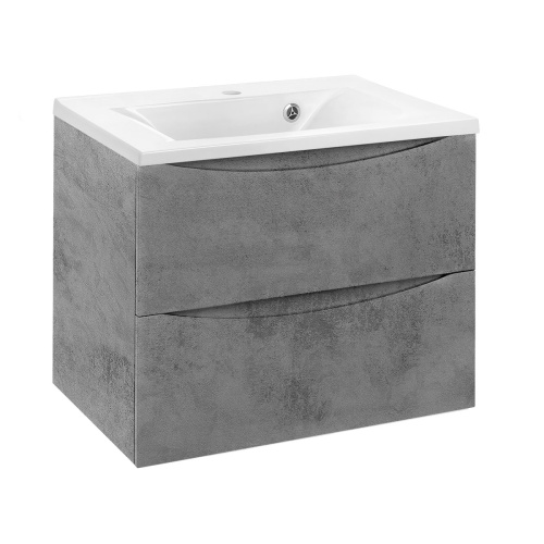 Тумба под раковину Vincea Mia VMC-2MA650BT 64х50х44 подвесная цвет серый - фото 2
