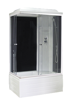Душевая кабина Royal Bath ВР RB8100BP6-BT-R 100х80 прямоугольная с крышей ориентация правая