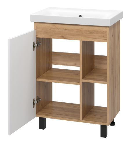 Тумба под раковину Misty Крафт П-Кра-07060-011 57х36х70 напольная - фото 4