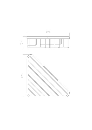 Полка для ванной комнаты Wonzon & Woghand WW-4119 - фото 2