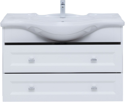 Тумба под раковину Aquanet Монте 00303998 84х33х61 подвесная цвет белый - фото 5