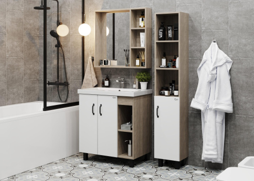 Тумба под раковину Onika Тимбер 107056 66х45х68 напольная - фото 4