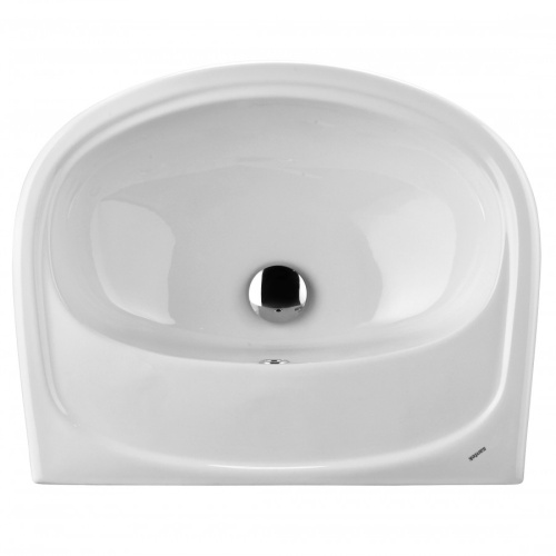 Раковина из сантехнического фарфора Santek Анимо 1WH110499 44х55 подвесная цвет белый - фото 3