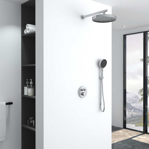 Душевая система Vincea Inspire VSFW-3I22MT2CH встраиваемая в стену с термостатом