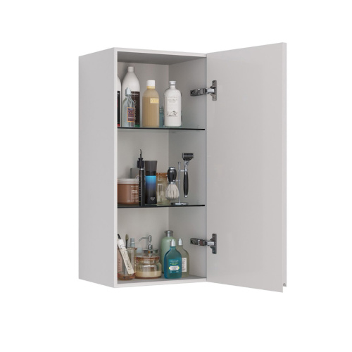 Шкаф-пенал LeMark Veon LM01V35PL 35х30х85 подвесной цвет белый - фото 2