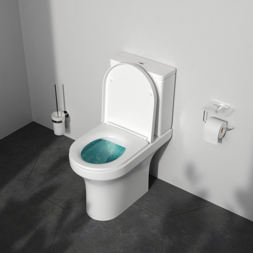 Унитаз напольный с бачком Am.Pm X-Joy C85A8601SC белый с сиденьем микролифт безободковый каскадный смыв - фото 4