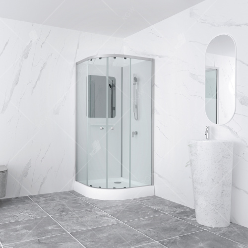 Душевая кабина RGW Andaman 381320800-12 100x100 четверть круга без крыши ориентация универсальная - фото 3