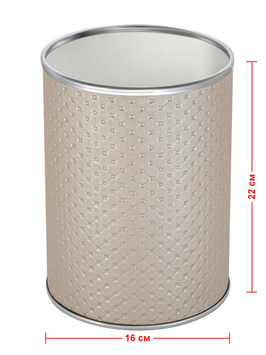 Ведро мусорное Geralis PUNTO M-PLH-B 3 л - фото 2