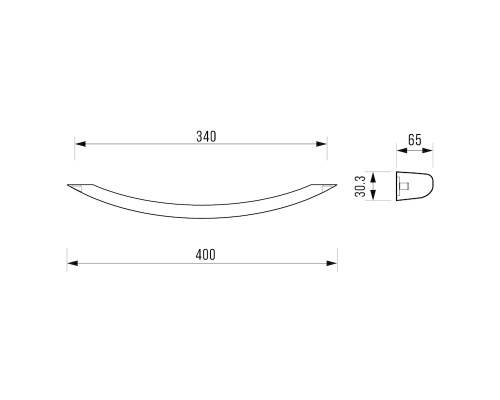 Ручки для чугунных ванн Vinsent Veron E60327CH - фото 2