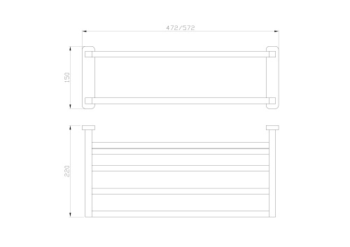 Полотенцедержатель Wonzon & Woghand GRAFFITY WW-9381-BN - фото 2
