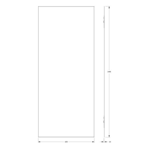 Зеркало в ванную Evoform Standard BY 0248 60х140 цвет хром - фото 2