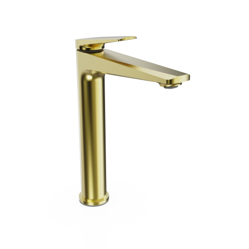 Смеситель Tokito KIN TOK-KIN-1012 на раковину брашированное золото - фото 3