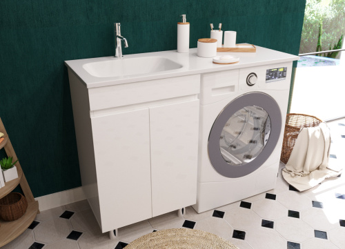 Тумба с раковиной Эстет Barcelona Luxe ФР-00007065 120х48х89 напольная цвет белый - фото 2