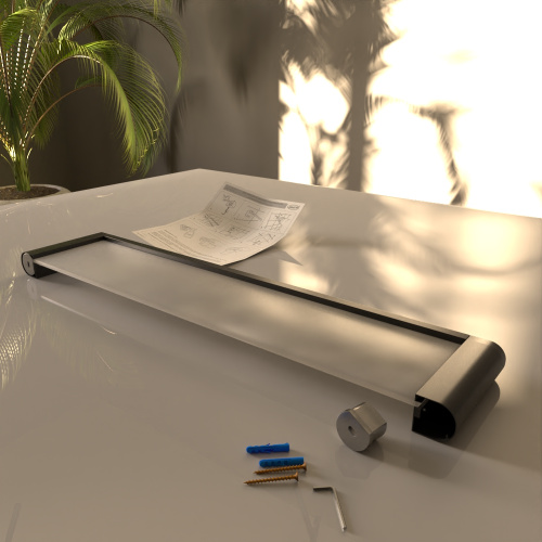 Полка в ванную комнату Altasan Лотос ЛТ70ЧМ - фото 5