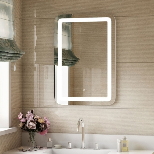 Зеркало в ванную Континент Lucia ЗЛП492 70х90 цвет белый - фото 5