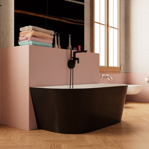 Ванна акриловая Frank 12531 170х80 пристенная овальная с ножками - фото 3