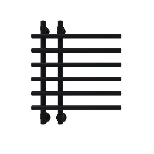 Полотенцесушитель Veconi Tufo T601050B 50х60 водяной черный - фото 2