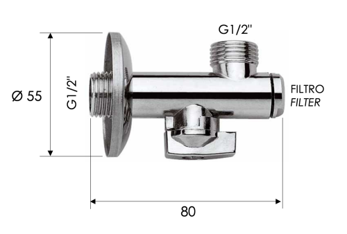 Запорный вентиль Remer 1231212 - фото 2