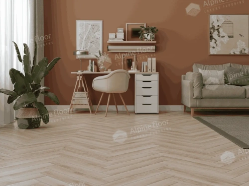 Ламинат Alpine Floor Herringbone 12 Pro New LF106-13 Дуб Берри толщина 1.2 см 34 класс 606х101 - фото 5