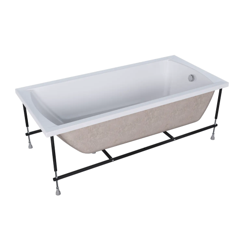 Ванна акриловая 1MarKa MODERN 01мод1780 170х80 пристенная прямоугольная без ножек и каркаса - фото 4