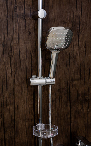 Душевая стойка OneLife P07-844cr настенная цвет хром - фото 3